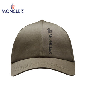 【2 colors】MONCLER Gabardine Baseball Cap Mens 2023AW モンクレール ギャバジン ベースボール キャップ 2カラー 帽子 メンズ 2023年秋冬