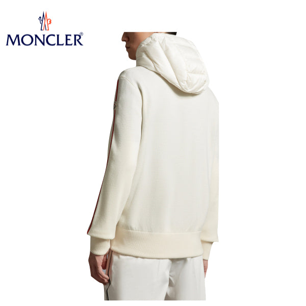 【2 colors】MONCLER Padded wool hoodie Mens Cardigan 2023AW モンクレール パッド入り ウール フーディー メンズ 2カラー カーディガン 2023年秋冬