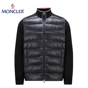 海外限定・日本未入荷モデル【2 colors】MONCLER Padded cotton cardigan Mens Top 2023AW モンクレール パッド入り コットン カーディガン メンズ 2カラー トップス 2023年秋冬