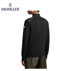 海外限定・日本未入荷モデル【2 colors】MONCLER Padded cotton cardigan Mens Top 2023AW モンクレール パッド入り コットン カーディガン メンズ 2カラー トップス 2023年秋冬