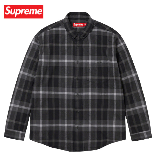 【3colors】Supreme Plaid flannel shirt Top 2023AW シュプリーム プレイド フランネル シャツ 3カラー トップス 2023年秋冬