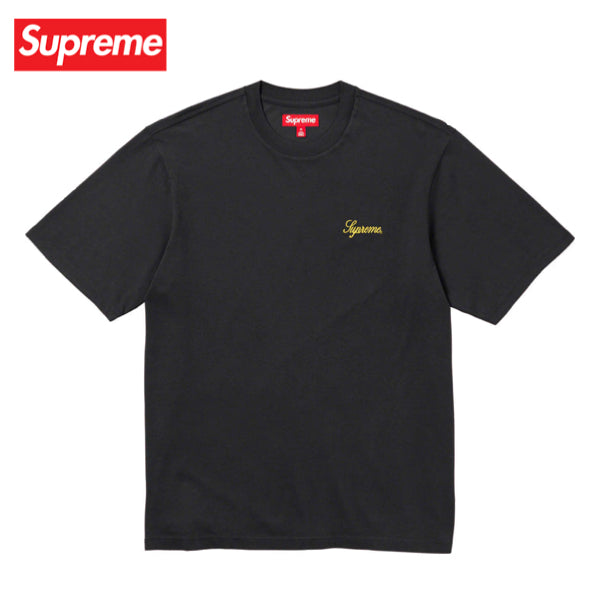 【8colors】Supreme Washed script S/S top T-shirt 2023AW シュプリーム ウォッシュド スクリプト ショートスリーブ トップ Tシャツ 8カラー トップス 2023年秋冬