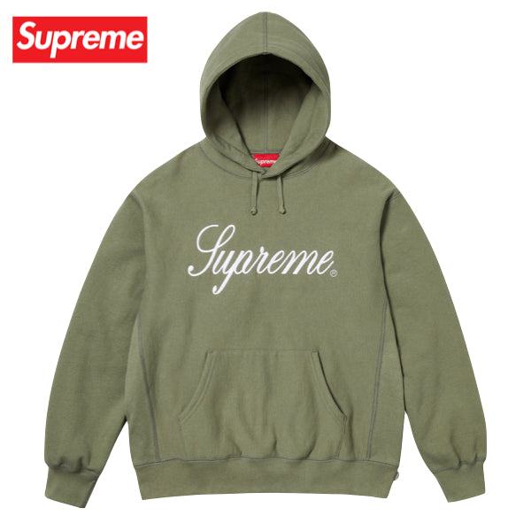 【6colors】Supreme Raised script hooded sweatshirt Top 2023AW シュプリーム レイズド スクリプト スウェットシャツ 6カラー トップス 2023年秋冬