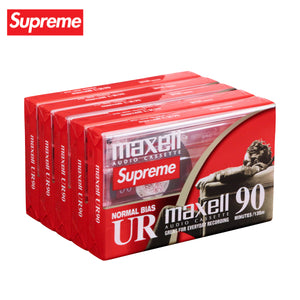 【 5 pack 】Supreme × Maxell Cassette tapes Clear 2023AW シュプリーム × マクセル カセットテープ 5個入り クリア 2023年秋冬
