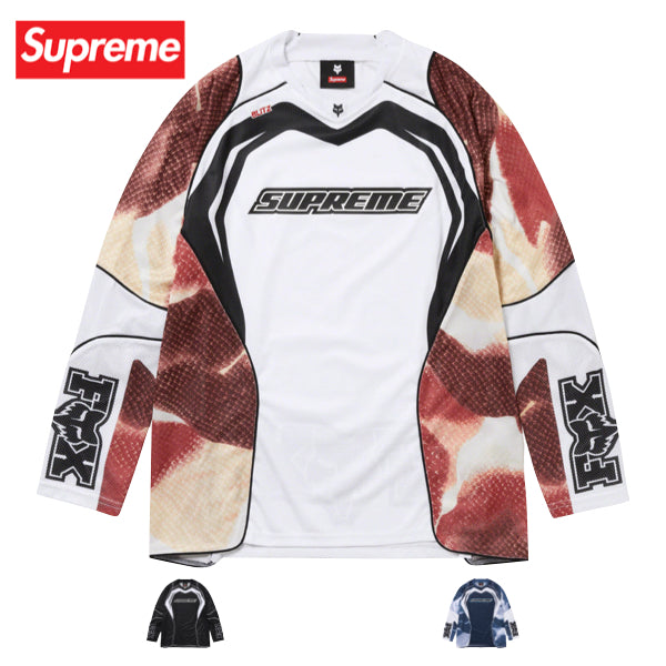 【 3 colors 】Supreme × Fox Racing jersey Top 2023AW シュプリーム × フォックス レーシング ジャージ 3カラー トップス 2023年秋冬