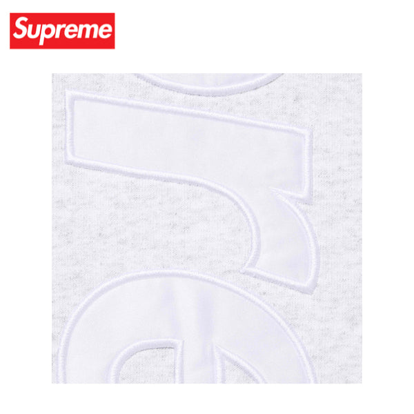 【5 colors】Supreme Satin applique hooded sweatshirt Top 2023AW シュプリーム サテン アップリケ フーディー トップス 2023年秋冬