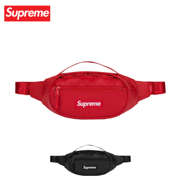 【2 colors】Supreme Leather waist bag 2023AW シュプリーム レザー ウエストバッグ 2カラー 2023年秋冬