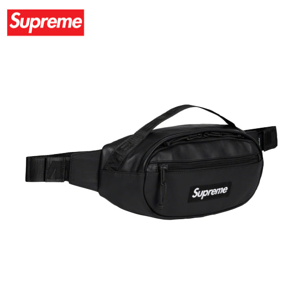 【2 colors】Supreme Leather waist bag 2023AW シュプリーム レザー ウエストバッグ 2カラー 2023年秋冬