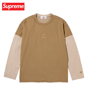 【3 colors】Supreme × Stone Island L/S top T-shirt 2023AW シュプリーム × ストーンアイランド ロングスリーブ トップ Tシャツ 3カラー トップス 2023年秋冬