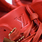 Louis Vuitton × Supreme Red Leather Run Away Sneakers