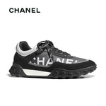 CHANEL Nylon & Calfskin sneaker