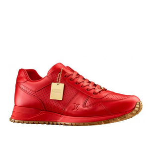 Louis Vuitton × Supreme Red Leather Run Away Sneakers