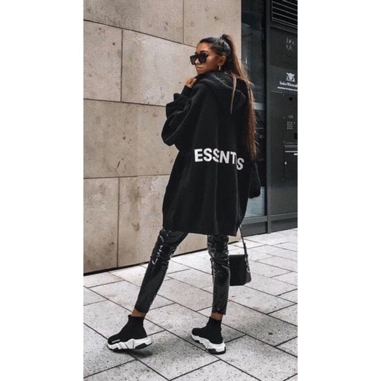 ESSENTIALS Reflective Logo Hoodie