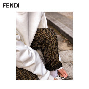 FENDI Jacquard FF Logo Trousers