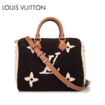 Louis Vuitton Teddy Monogram Shearling Speedy Bandouliere