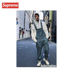 Loius Vuitton × Supreme AW Jacquard Denim Overall