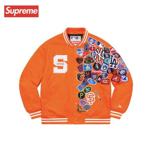 Supreme × New Era MLB Varsity Jacket