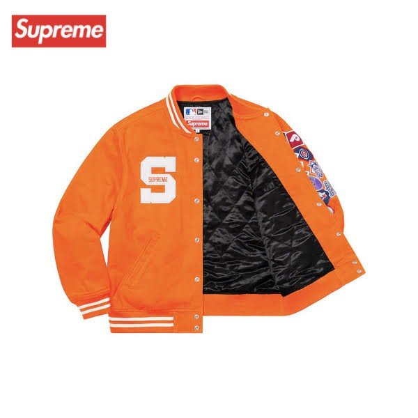 Supreme × New Era MLB Varsity Jacket