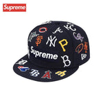 【3 colors】Supreme × MLB New Era baseball hat