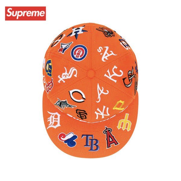 【3 colors】Supreme × MLB New Era baseball hat