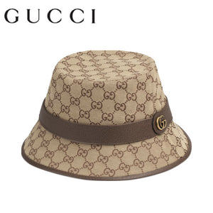 GUCCI GG Canvas fedora hat