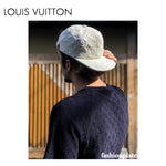 LOUIS VUITTON Virgil Abloh Leather Monogram Cap