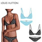 【Set up】Louis Vuitton Blurry Monogram Bikinis