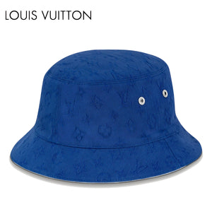 LOUIS VUITTON Bucket Hat Monogram Watercolor Blue
