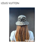 LOUIS VUITTON Bucket Hat Monogram Reversible 2way Black/White