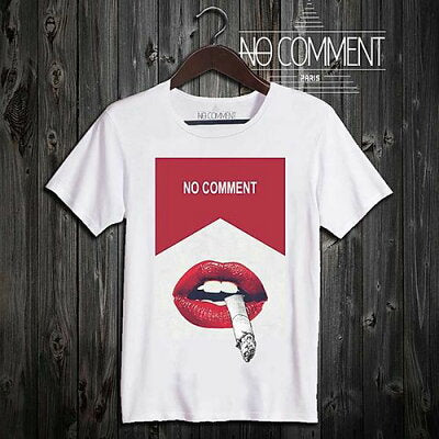 NO COMMENT PARIS Red box T-shirt NCLTN133